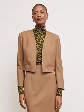 MM laFleur Neale Jacket Size 16 In Camel